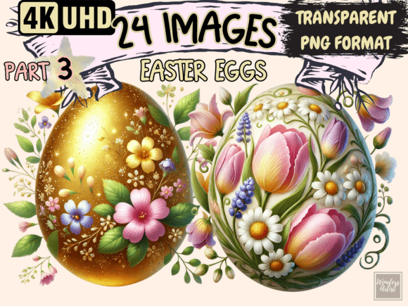 Bringing Spring to Life with Easter Eggs P3 Clipart