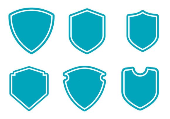 Colorful Stylish Shield Design: Elevating Visual Identity Through Modern Protection Symbols