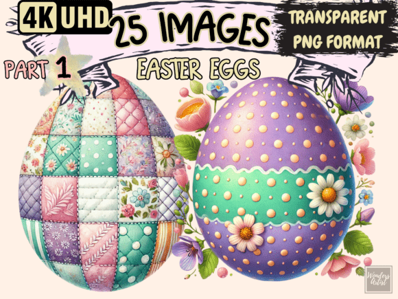 Easter Eggs P1 Clipart: Spring Design Guide