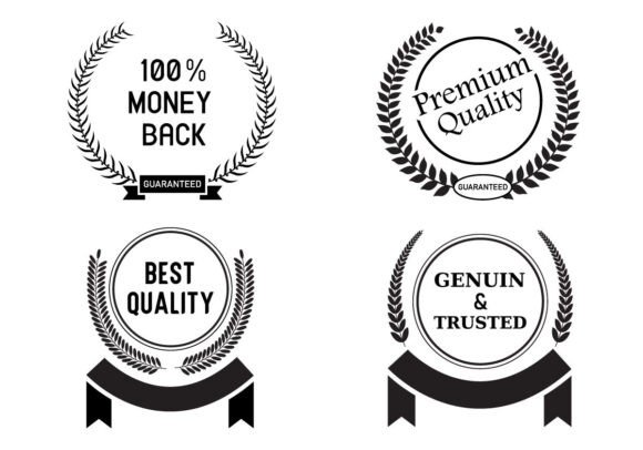 Editable Laurel Wreath Logo Set: Elevating Brand Identity with Timeless Symbolism