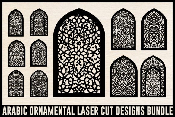 Elegant Arabic Ornamental Laser Cut Designs
