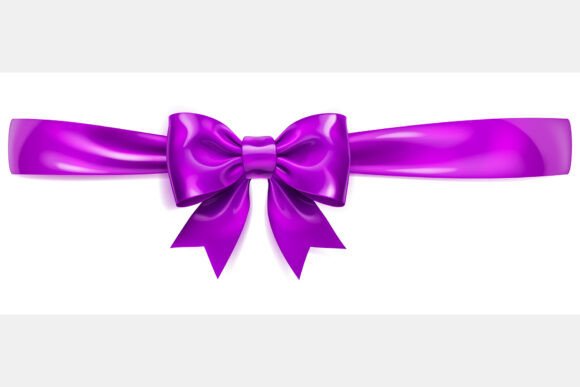 Elevate Designs with a Beautiful Purple Bow