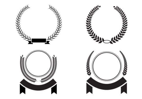 Elevating Brand Identity with the Classic Laurel Wreath Vector Pack: A Strategic Design Asset