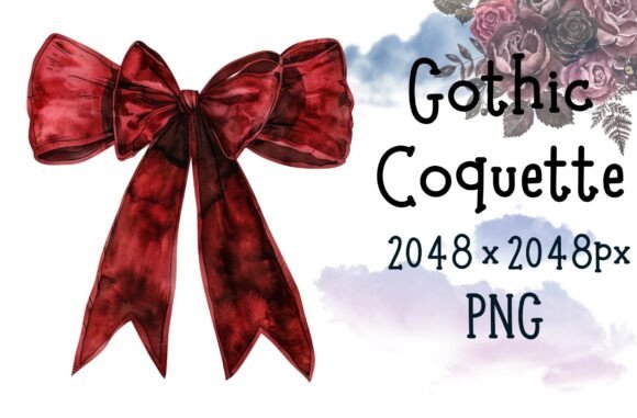 Embracing the Dark Romance: A Guide to Watercolor Red Coquette Gothic Vibes in Modern Design