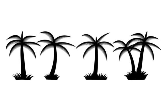 Hand-drawn Silhouette Palm Tree Vector: A Practical Guide for Designers