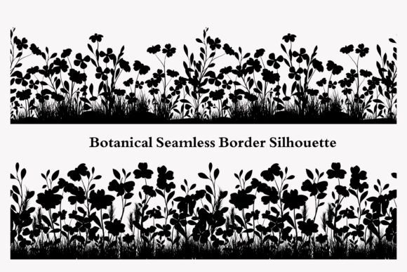 Mastering the Botanical Border Black Silhouette for Professional Design Results