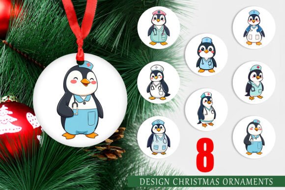 Ornament Nurse Penguin: A Practical Guide to High-Resolution Printable Christmas Decor