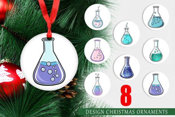 Ornament Science Beaker: Evaluating Printable Circular Designs for Holiday Decor