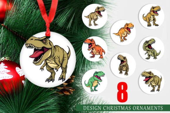 Roaring Dinosaur Christmas Ornaments: A Prehistoric Twist on Holiday Decor