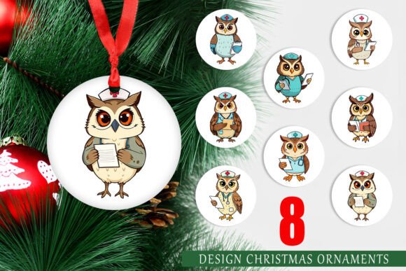 Strategic Branding and Creative Utility with Ornament Nurse Owl Designs