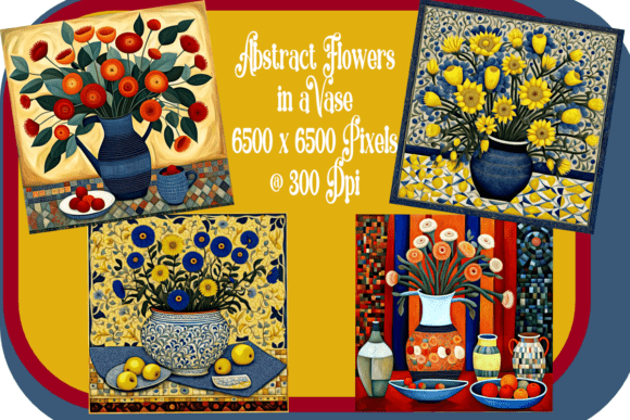Transforming Spaces with Whimsical Abstract Floral Art