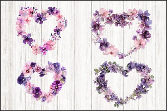 Watercolor Butterfly Heart Design Set: Elevating Digital Creativity with Artistic Versatility