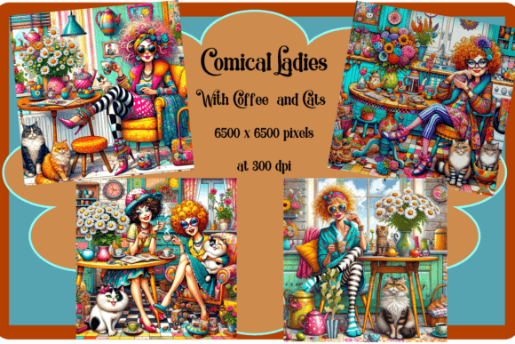 Whimsical Coffee Moments: Infusing Joy into Digital Art and Daily Life